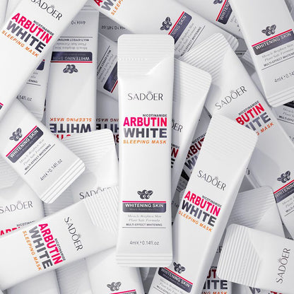 35-Piece Nicotinamide Arbutin White Skin Care Set Facial Cleanser Toner Cream Serum Sleeping Mask Facial Mask Hand Cream Multi-effect Whitening Miracle Brighten Skin