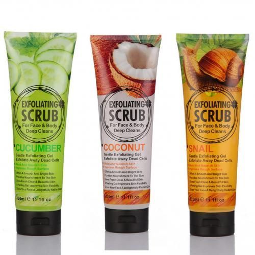 Fruit Of The Wokali Exfoliating Face & Body Dead Cells Gel Scrub 320ml