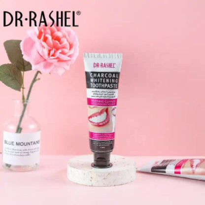 Dr. Rashel Charcoal Whitening Toothpaste Remove Stains Fresh Breath Smoke Coffee Tea Stains Teeth Brightening Complexion
