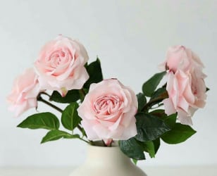 1pcs Roses artificial flowers for your flower vase JUST ONE FLOWERer - Improve your vases design and look 3, 4, or 5 pieces would fit better depending on your vases sizes