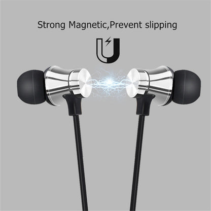 Magnetic Bluetooth Earphones Sports Wireless Earbuds Super Bass With Mic For All Smart Phones Stereo Sports Waterproof Earbuds Wireless in-ear Headset with Mic
