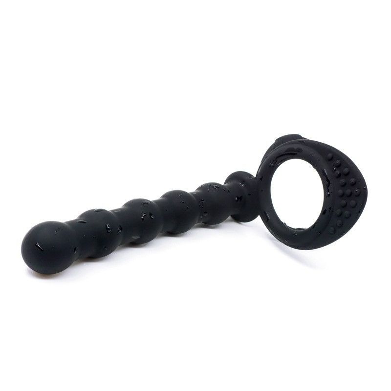 Silicone Anal Plug With Penis Ring,Anal Beads With Cock Ring,Anal Sex Toys,Anal Toys For Men,Women And Beginners,Sex Toy For Vagina,Anal Training For Anal Trainer,Anal Butt For Couples,G Spot Plug Toy