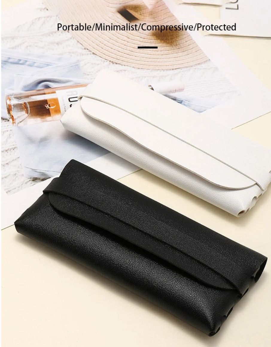 Classic Glasses Case With Cloth Protective Case Cover For Women Men Portable Sunglasses Bag Box Reading Eyeglasses Box Eyewear Storage Case