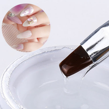 IBD Strong Builder Gel - CLEAR - UV Gel for tip overlays, sculpting pedicure nails polish art prep