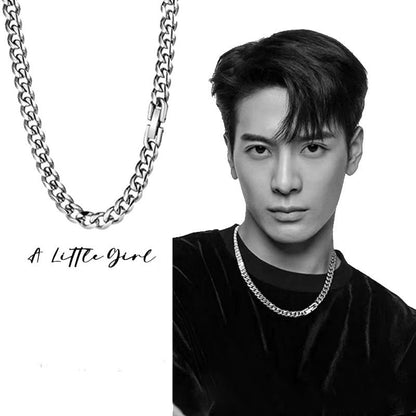 chain necklace jewelry man/men cuban chain link necklace for men/women silver chain couple chain fashion jewelry accessories jewelry gift for men women