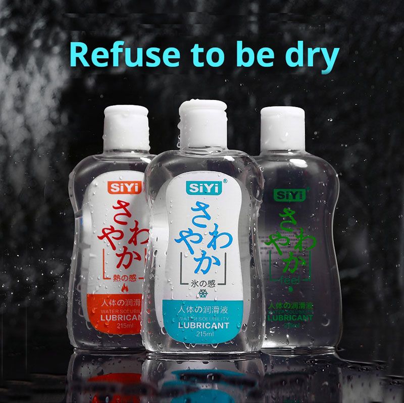 215ML Water-based Body Lubricant Heat Ice Skin-Friendly Lubricant for Sex Vaginal Anal Sex Products, Travel-Size Portable Pack
