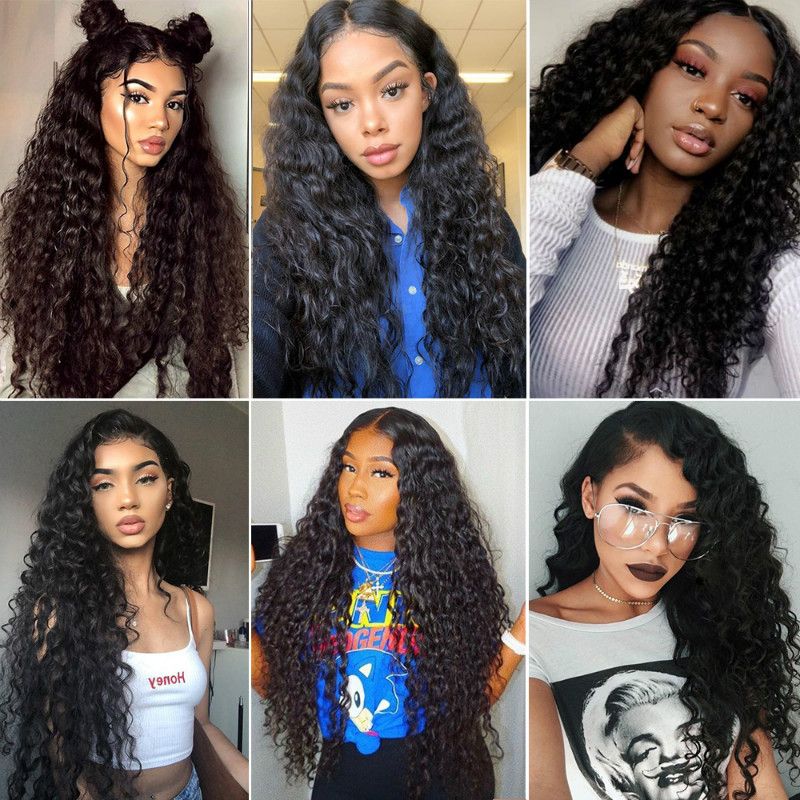 Crossborder New Women Wigs African Small Curls Synthetic Long Hair Factory Wholesale