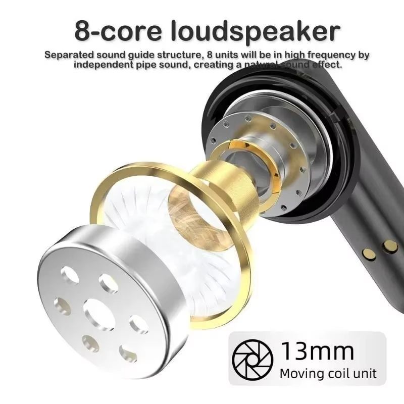 K80 Bluetooth Earphone Led Display Sport Waterproof Noise Reduction Stereo Touch Control Earbuds TWS Wireless Gaming Headset