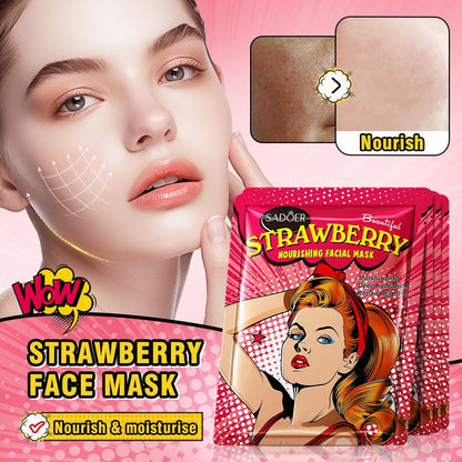 9 PCS Facial Mask Moisturizing Repair Brightening Tender Anti Oxidant Face Care Skin Care