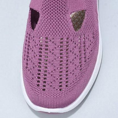 Size 38-42 Women's running shoes single shoes ladies' soft soled casual shoes girls' athletic mesh shoes students Yoga shoes driving shoes Mom gym shoes sneaker Purple