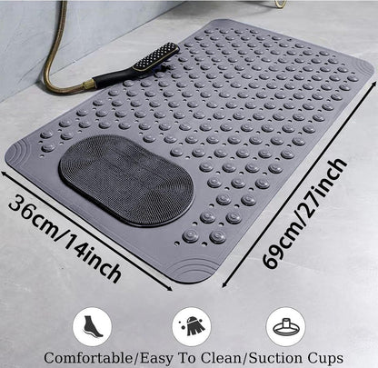 Bath Tub Mat Shower Mat Non Slip Bathtub Mats with Suction Cups Bath Mat for Tub Bathroom Mats Machine Washable