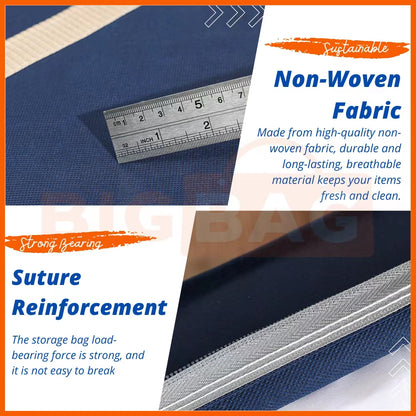 Extra Large Moving Bags with Zippers & Carrying Handles, Waterproof Heavy-Duty Storage Tote for Space Saving Moving Storage