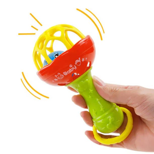2pc Rattles baby toy Develop Baby Intelligence Grasping Hand Bell Rattle girl boy baby Toys Fast delivery within 1-5 days