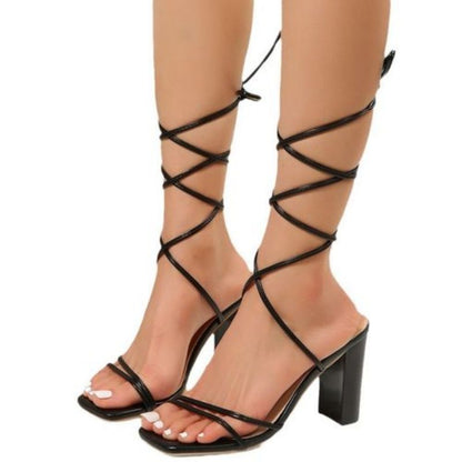 Women Shoes Roman Sandals Gladiator Sandals Heels Ladies Shoes