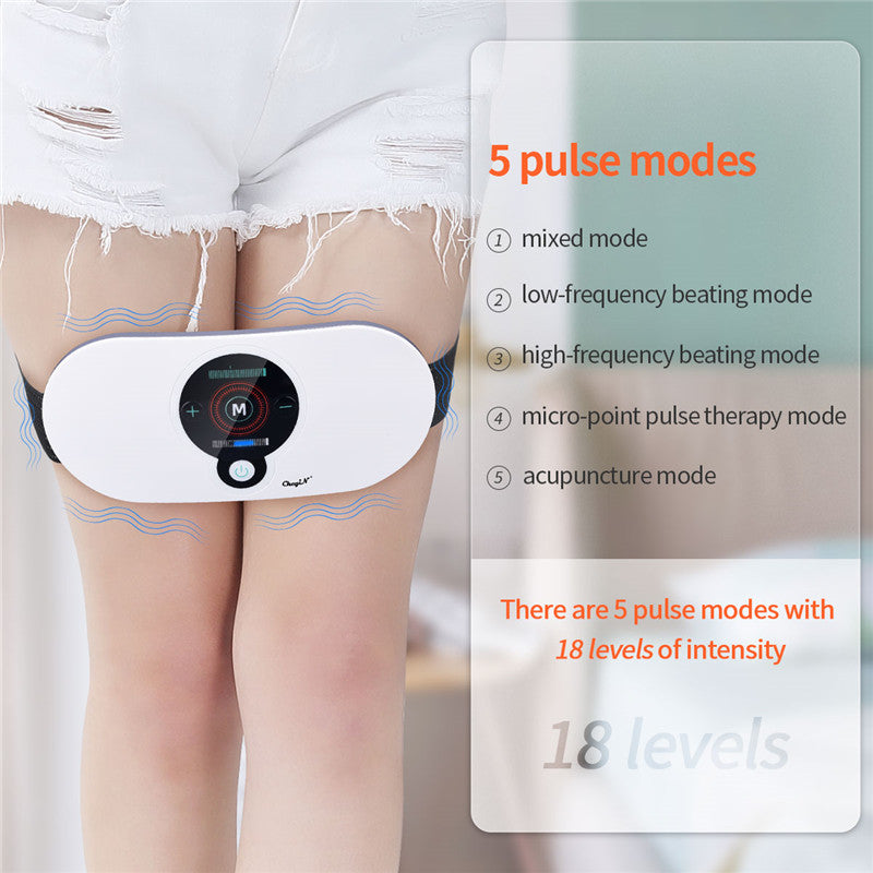 EMS Heating Electric Body Slimming Massager Slimming Belt Fat Burning Abdominal Massage Back Buttock Legs Massager Beauty Health Machine Weight Loss Device Electric Acupuncture Vibration Massager