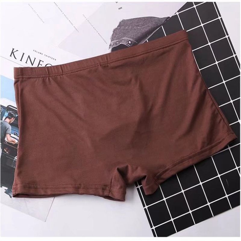 4PC size XL-4XL men's clothing underwear boxers breathable boxer briefs boys' shorts comfortable students middle waist