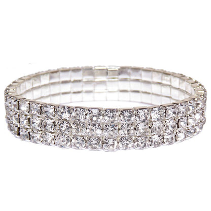 Anklet Anklet Three-drained rhinestone elastic anklet anklet fashion crystal rhinestone anklet anklet jewelry