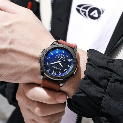 business watches men Large Dial Watches for Men's Waterproof Men Watch Fashion Trend Quartz Analog Male Watch Wrist Watch Valentines Gift Quartz Watches Sports Watch