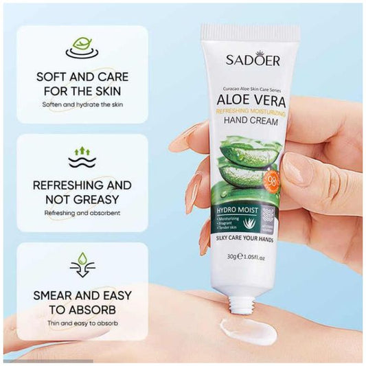 Effective Aloe Vera Hand Cream Repair Nourishing Hand Skin Care Anti Dryness Chapping And Anti Aging