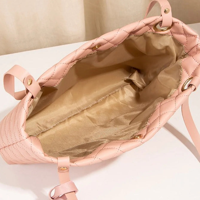 Ladies 2 in 1 PU Leather Wallet&Totes Bag Two-Piece Set Women Satchel Hobo Set New Large Luxury Female Shoulder Tote Bags