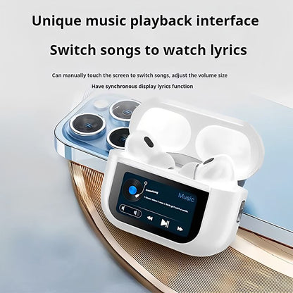 A9 For Small Ears TWS Macaronian Pods Full color touch smart screen series Wireless Earpods Bluetooth Earphone for android&ios Pods Earbuds