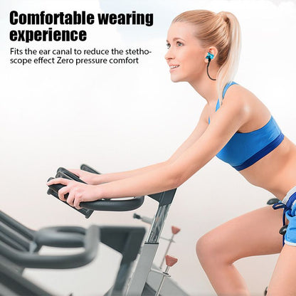 Magnetic Bluetooth Earphones Sports Wireless Earbuds Super Bass With Mic For All Smart Phones Stereo Sports Waterproof Earbuds Wireless in-ear Headset with Mic