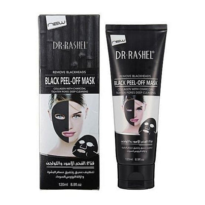 Dr. Rashel Black Mask Collagen & Charcoal Peel Off Facial Mask Remove Blackheads Deep Cleansing Tighten Pores Face Mask