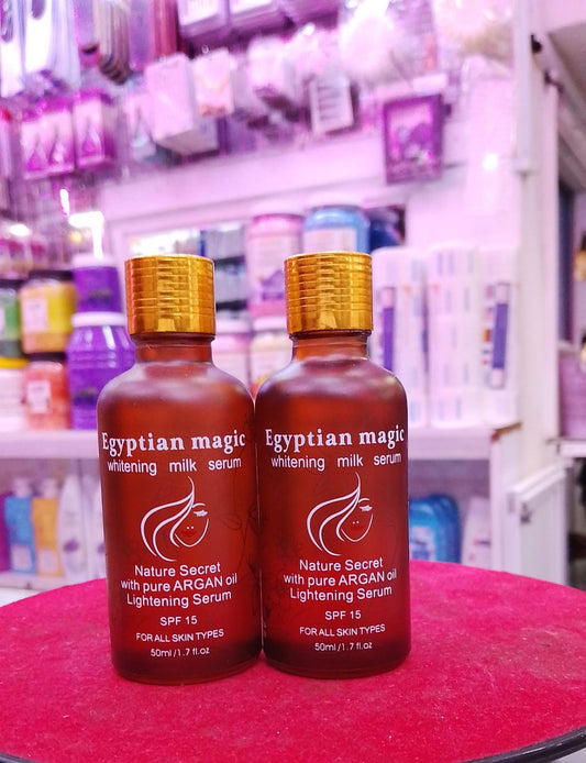 Egyptian Magic Whitening Milk Serum with Argan Oil (50ml, SPF15)