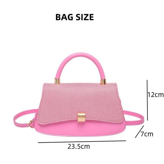 Mateamoda Elegant and Compact Structured Satchel Bag Sling Bag Crossbody Bag