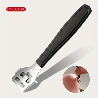 10pcs Stainless Steel Foot File Set - Professional Unscented Pedicure Tools for Dead Skin Removal and Foot Care Manicure Essentials