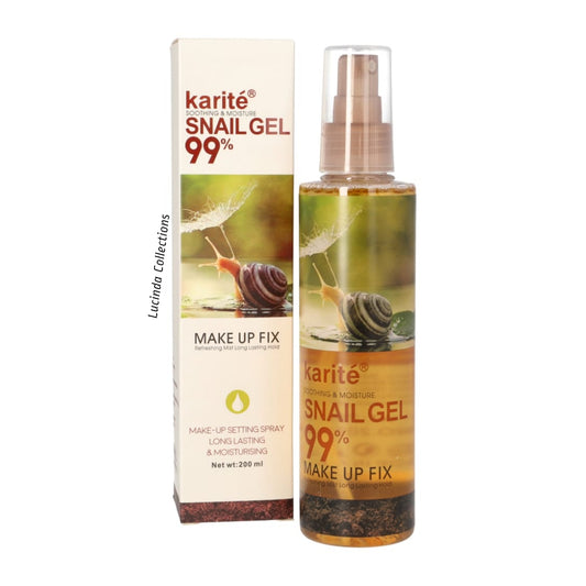 Karite Snail Gel 99% make up fix makeup setting spray Makeup Fixer