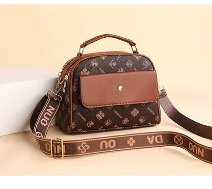 Modern Square Crossbody Bag - Textured Shoulder Handbag for Women Trendy Unique Design