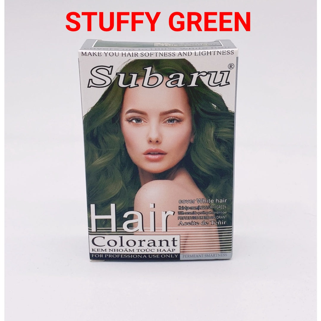 Subaru Hair Colorant - Green - Hair Color Coloring Dye