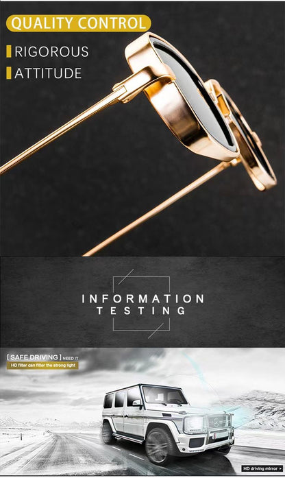 2025 New Men Sunglasses Men Fashion Classic Version Drivers Metal Sun glasses Men Eyewear Men Accessories Men Driving Square Style Sun Glasses Male Goggle Unisex Glasses