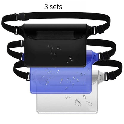 Waterproof Mobile Phone Storage Bag For Swimming Rafting Diving - Keep Your Phone Safe and Dry Waterproof Swimming Bag Ski Drift Diving Shoulder Waist Pack Bag Underwater Mobile Phone Bags Case Cover