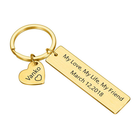 Elegenat Personalized Keychain for Her