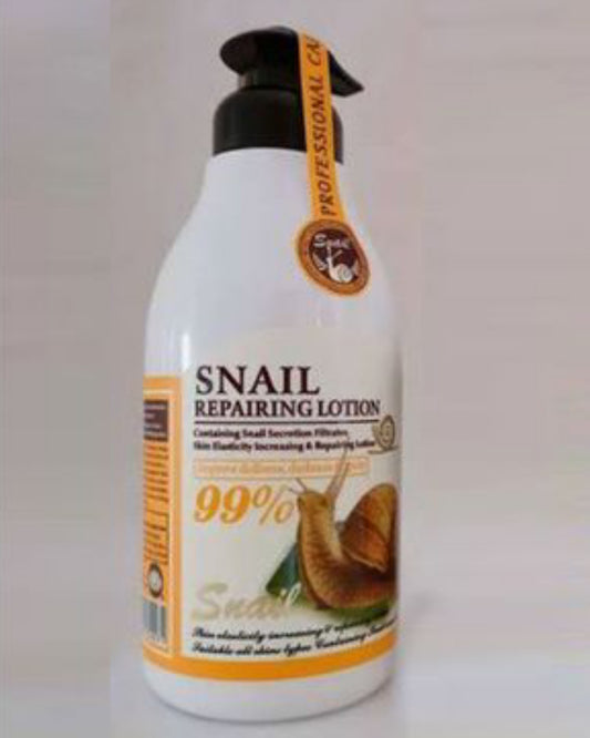 Fruit of the Wokali Snail Repairing Lotion, 550 ML - Skin Regeneration Elasticity Improve Dullness. dark Spots Professional Care