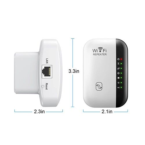Upgraded Version 300Mbps Wireless WIFI Repeater 2.4G Booster Router WiFi Range Extender With network cable Wi-Fi Signal Amplifier 802.11N Network Card Adapter For PC 7 Status Light Wireless Repeater