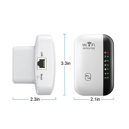 Upgraded Version 300Mbps Wireless WIFI Repeater 2.4G Booster Router WiFi Range Extender With network cable Wi-Fi Signal Amplifier 802.11N Network Card Adapter For PC 7 Status Light Wireless Repeater