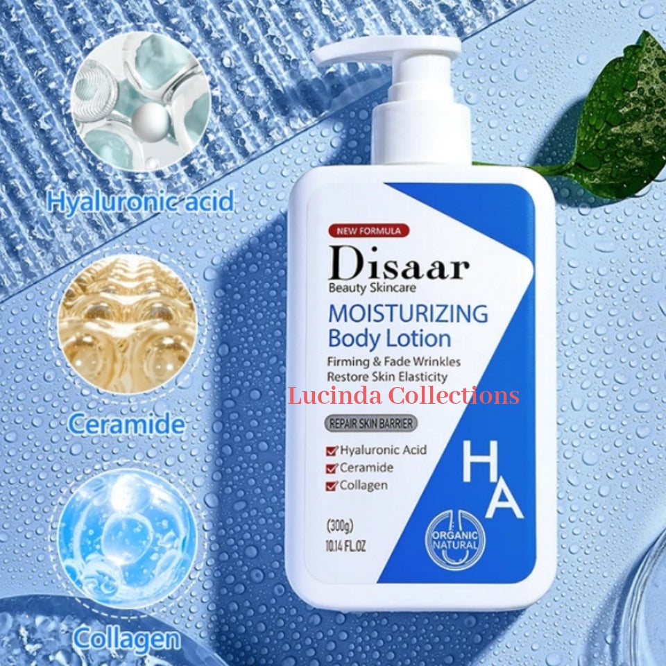 Hyaluronic Acid Moisturizing Body Lotion Firming Fade Wrinkles Skin Elasticity HA - Disaar