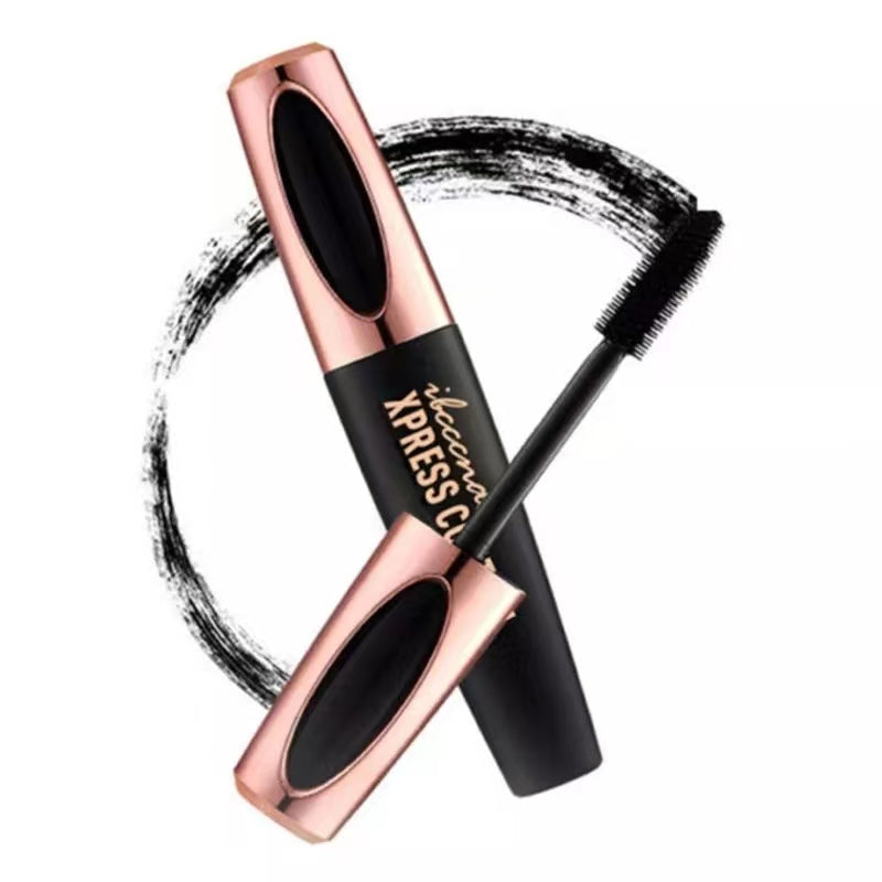 Waterproof mascara will last for a long time Makeup Eye black cross-border super long thin brush head, durable waterproof, thick, curly and non smudging