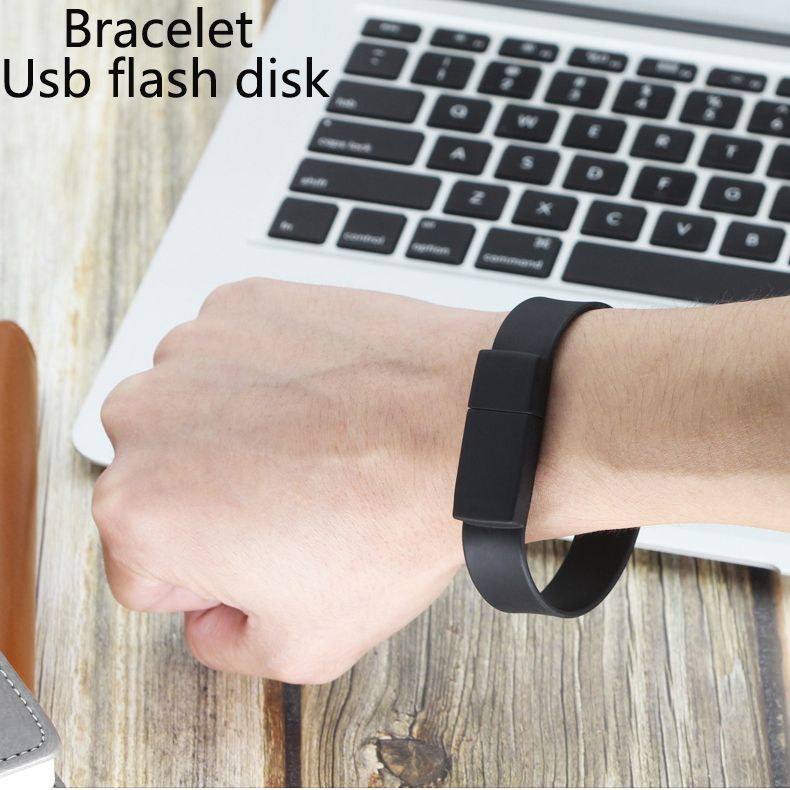 Bracelet USB flash drive 16G 32G 64G USB flash disk Fashion U disk creative flashdisk Compact USB flashdrive