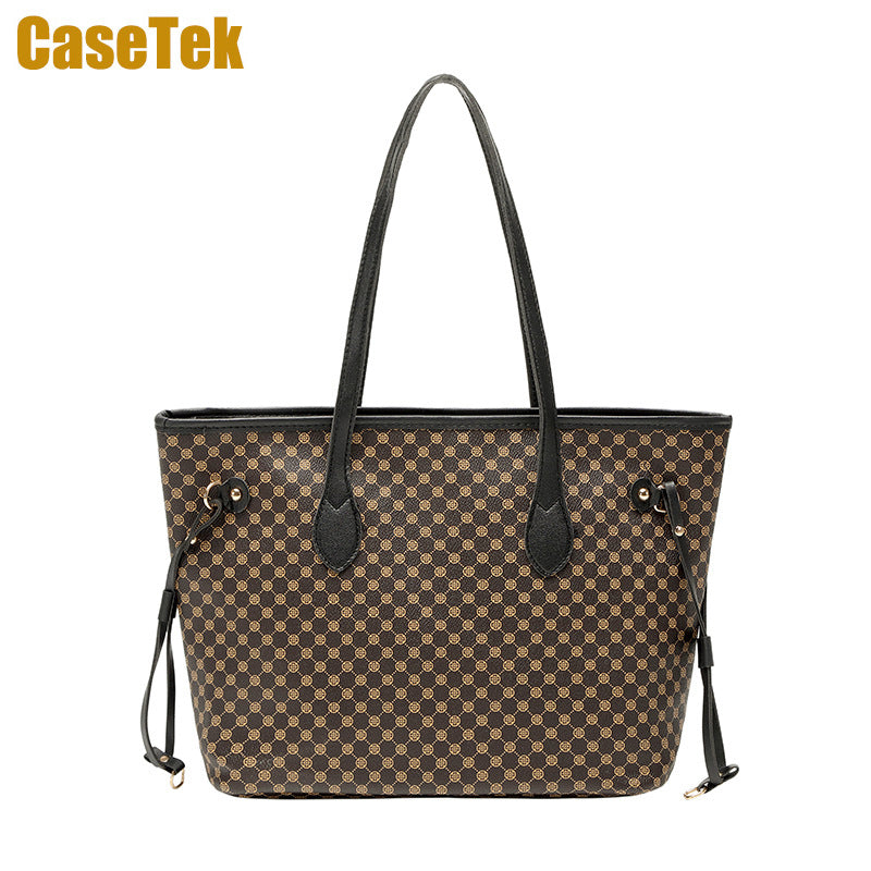 New Arrival big tote bag handbag shoulder women's fashion big size shopping travel bag CaseTek PU leather bag big capacity