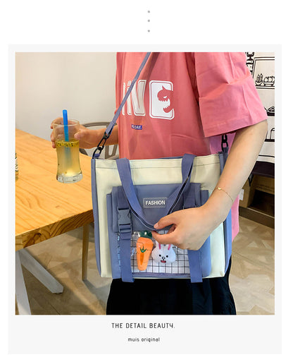 【with toys】5Pcs/set Backpacks & Bookbags School bags Women's Bags Handbags Shoulder bag Messenger bag Pencil bag Coin Pocket