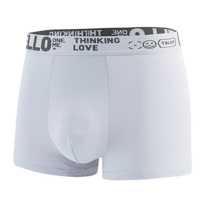 4Pcs Men's underwear Men's Boxer Briefs Cotton underwear backing Bacteriostat Youth shorts Underwear