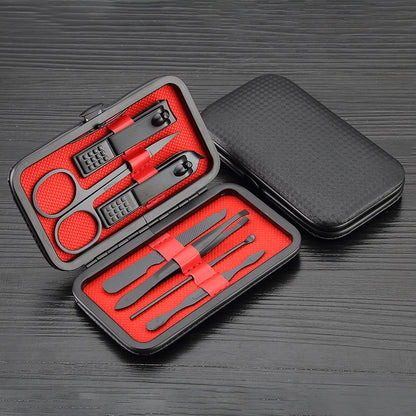 Home Nail Clipper 7piece Set Large Opening Manicure Tool Unisex Mini Compact Gift Eyebrow Clip Tweezers