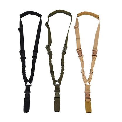 Tactical Single Point Gun Sling Shoulder Strap Rifle Rope Belt with Metal Buckle Shot Gun Belt Hunting Accessories Tactical Gear