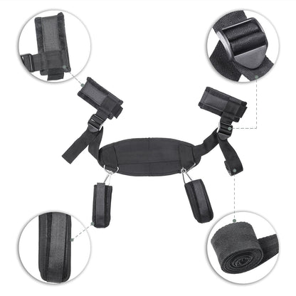 HW Adult SM Fancy Dress Handcuffs Cuffs Strap Whip Rope Neck Cosplay Sex Toys Bandage Gift adult women sex toys