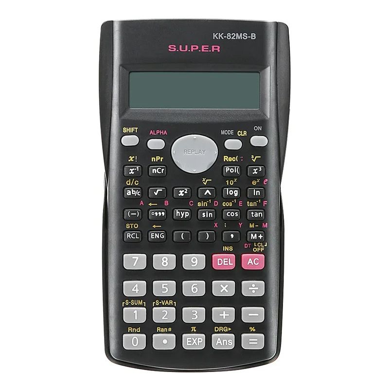 Scientific Calculator with 240 Functions and 2-Line Screen Multi-purpose Portable Student Calculator for Math Teaching ,Display Digital LCD Scientific Calculator
