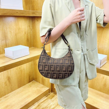 Mateamoda Elegant Designer Monogram Hobo Underarm Bag